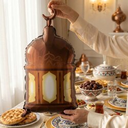 Ramazan Feneri Şekilli Dekoratif Folyo Balon - 1