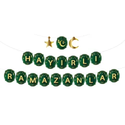 Ramazan Harf Yazı Seti -Hayırlı Ramazanlar- - Kikajoy (1)