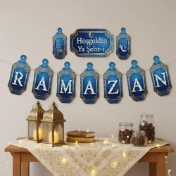Ramazan Harf Yazı Seti -Hoşgeldin Ya Şehri Ramazan- - 1