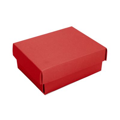 Red Cotton-Filled Necklace Box - 2
