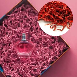 Red Crinkle Papers - Kikajoy