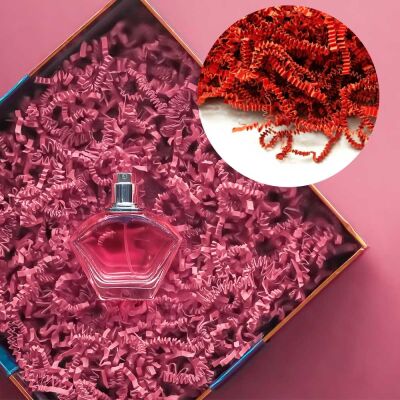 Red Crinkle Papers - 1