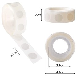 Removable Double Sided Dots of Glue Tape for Balloons - 1