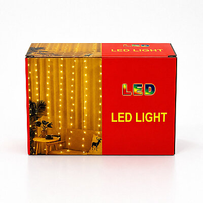 Saçak Led Perde 4 metre 120 Led Işık - 1