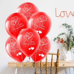 Seni Seviyorum Baloons 12
