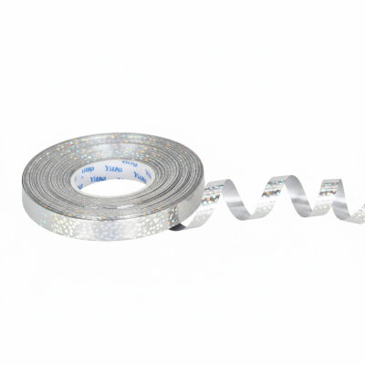 Silver Holographic Glitter Ribbon - 1