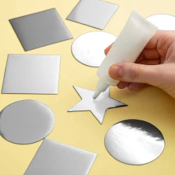 Silver Metallic Construction Paper - 1