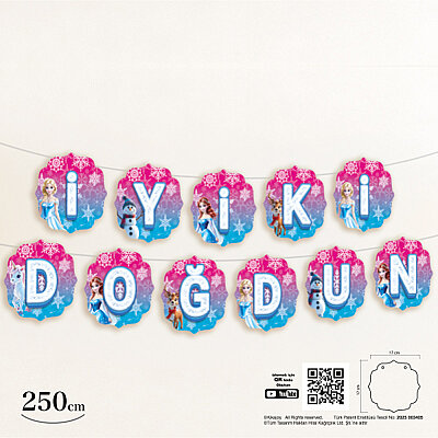 Snowflakes İyi Ki Dogdun Banner - 2