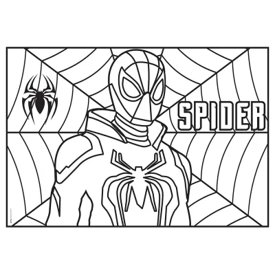 Spider Coloring Placemat - 3