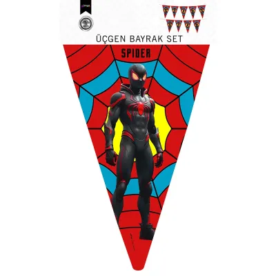 Spider Triangle Flag Banner - 1