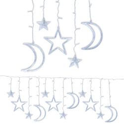 Stars Moon LED Curtain Lights - 2