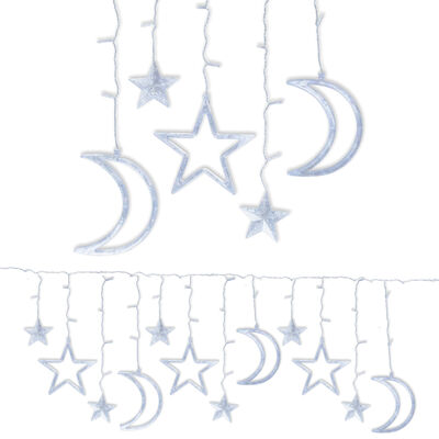 Stars Moon LED Curtain Lights - 2