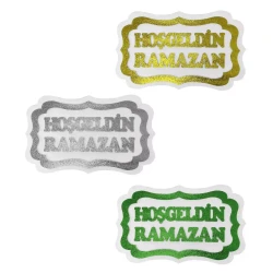 Hoşgeldin Ramazan Strafor Süs 30x47 cm - 2