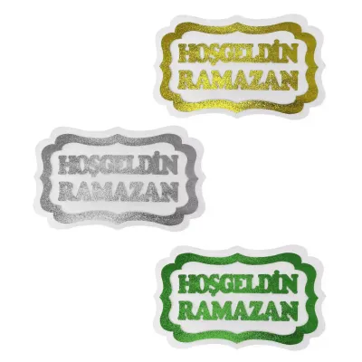 Hoşgeldin Ramazan Strafor Süs 30x47 cm - 2
