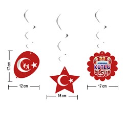23 Nisan Kutlu Olsun Sarkıt Süs - 3