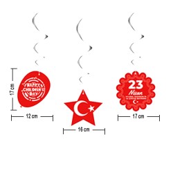 En Güzel Bayram 23 Nisan Sarkıt Süs - 3