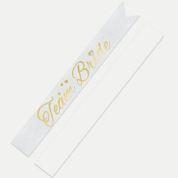 Team Bride Sash - Gold - Kikajoy (1)
