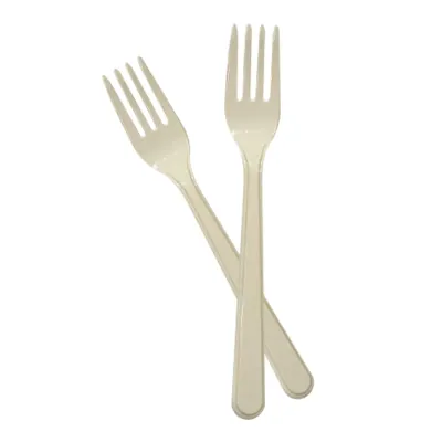 Krem Plastik Çatal - 1