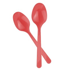 Kırmızı Plastik Kaşık - Kikajoy
