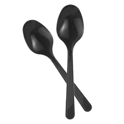 Siyah Plastik Kaşık - 1