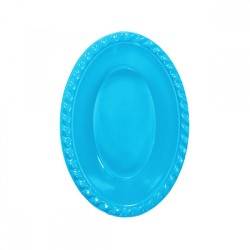 Turkuaz Plastik Oval Kase - Kikajoy