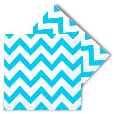 Turkuaz Zigzag Peçete - 1