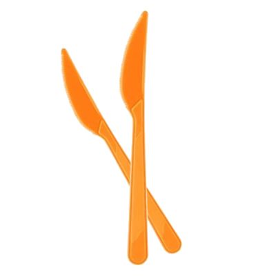 Turuncu Plastik Bıçak - 1