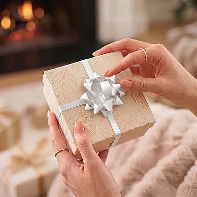 White Gift Bows - No:2 - 1