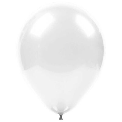 White Metallic Balloons 5