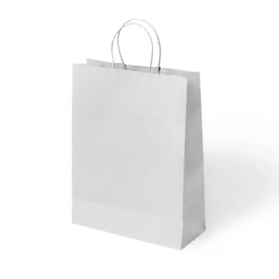 White Paper Bags with Twisted Handles - 1