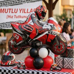Yarış Motosikleti Şekilli Folyo Balon - Kikajoy