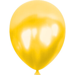 Yellow Metallic Balloons 12